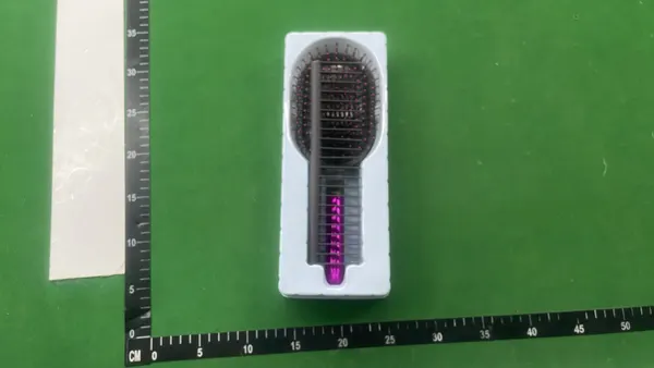 Hair Styling Paddle Brush And Comb Set — warehouse QC photo 3
