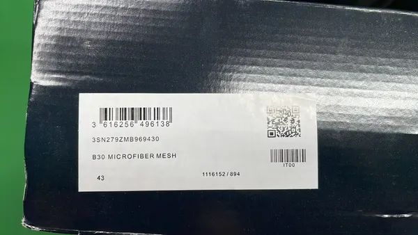 Retro Runner Sneakers With Curved Side Cutouts (#2) — warehouse QC photo 2