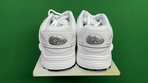 Retro Runner Sneakers With Curved Side Cutouts (#2) — warehouse QC photo 3