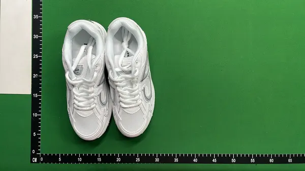 Retro Runner Sneakers With Curved Side Cutouts (#2) — warehouse QC photo 6