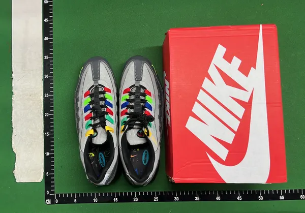 Layered Panel Air Cushion Running Sneakers (40–46) — warehouse QC photo 1