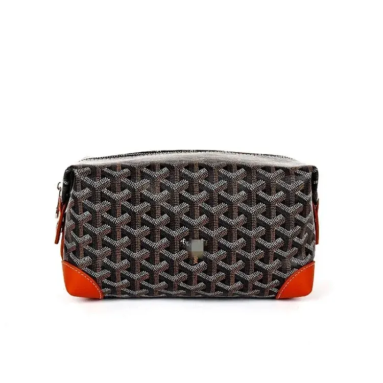 Chevron Print Zip Cosmetic Pouch Bag — merchant catalogue photo