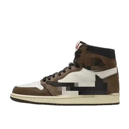 Two-Tone Leather Basketball Sneakers (#7) — merchant catalogue photo