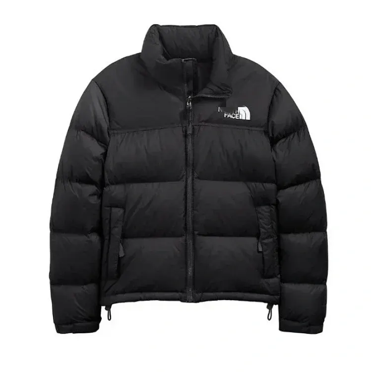 Black Baffle Quilted Puffer Jacket — merchant catalogue photo