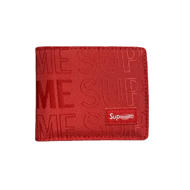 Embossed Lettering Bifold Wallet In Four Colors — merchant catalogue photo