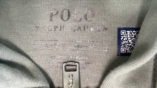 Heather Gray Zip-Up Hoodie With Drawstring Hood — warehouse QC photo 5