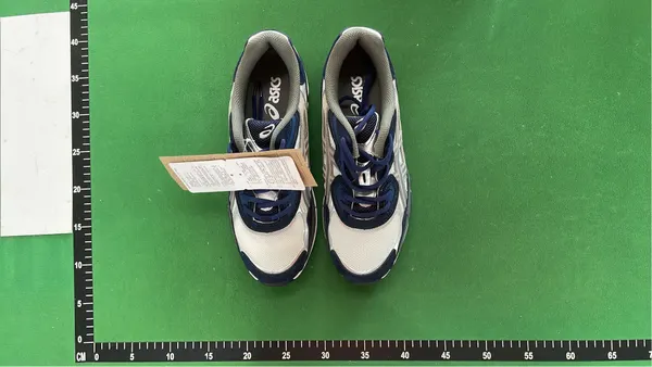 Suede Panel Chunky Retro Running Sneakers — warehouse QC photo 6