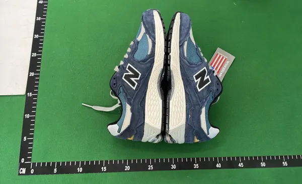 Chunky Suede Mesh Retro Running Sneakers (#3) — warehouse QC photo 4
