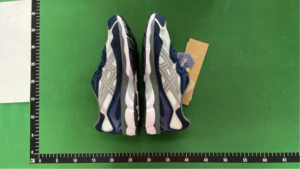 Suede Panel Chunky Retro Running Sneakers (#2) — warehouse QC photo 4