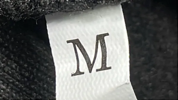Black Zip-Up Hoodie With Graffiti Puff Print — warehouse QC photo 1