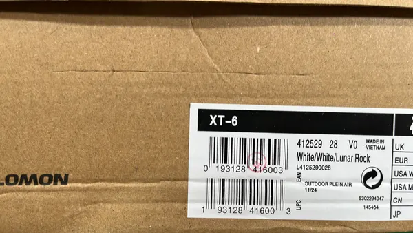 Grey Panelled Mesh Trail Running Sneakers — warehouse QC photo 2