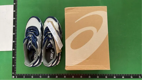 Suede Panel Chunky Retro Running Sneakers (#3) — warehouse QC photo 1