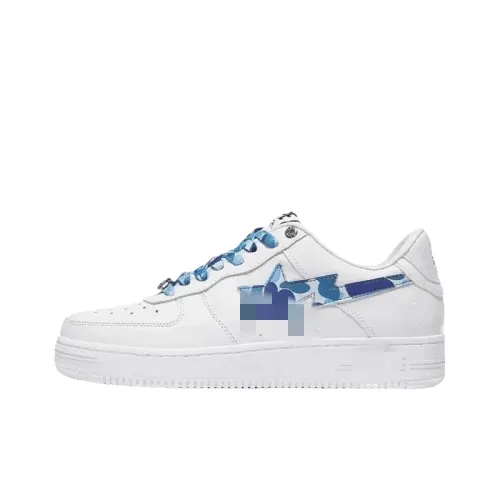 Low-Top Sneakers With Star Side Panels (White) — merchant catalogue photo