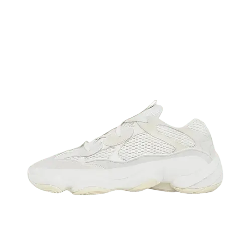 Chunky Suede And Mesh Runner Sneakers (White) — merchant catalogue photo