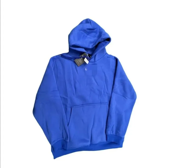Royal Blue Full-Zip Fleece Hoodie — merchant catalogue photo