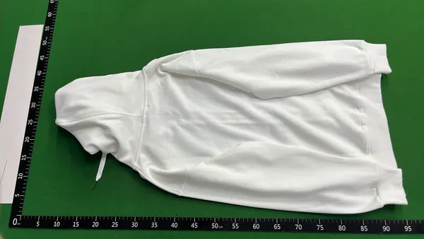 Black Full Zip Hoodie With Drawstring Hood — warehouse QC photo 3