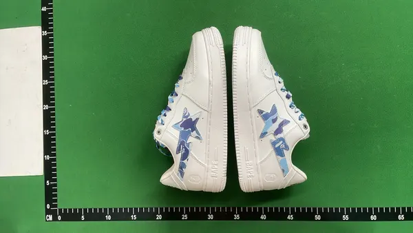Low-Top Sneakers With Star Side Panels (Pink) — warehouse QC photo 5