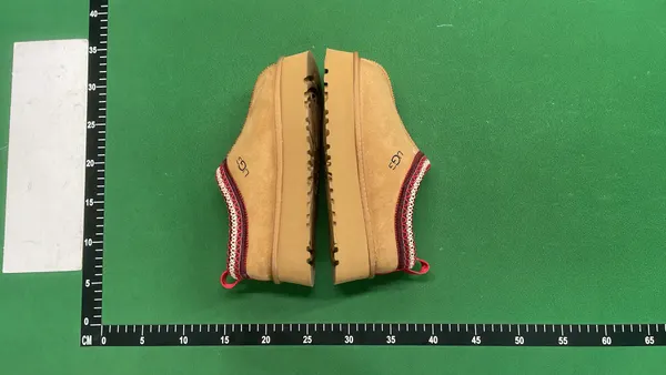 Chestnut Suede Shearling Boots And Platform Mules (#2) — warehouse QC photo 5