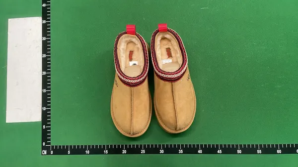 Chestnut Suede Shearling Boots And Platform Mules (#3) — warehouse QC photo 6