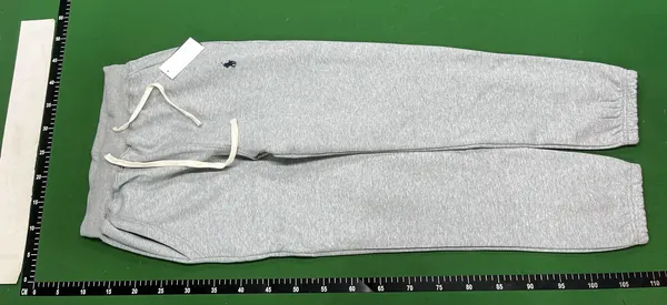 Heather Grey Full-Zip Hoodie With Kangaroo Pockets — warehouse QC photo 2