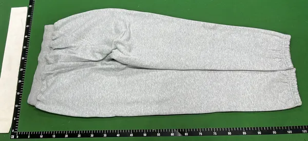 Heather Grey Full-Zip Hoodie With Kangaroo Pockets — warehouse QC photo 3
