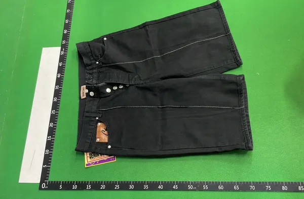 Baggy Star Embroidered Wide-Leg Jeans — warehouse QC photo 2