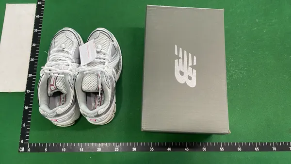 Retro Mesh Dad Sneakers With Suede Overlays — warehouse QC photo 1