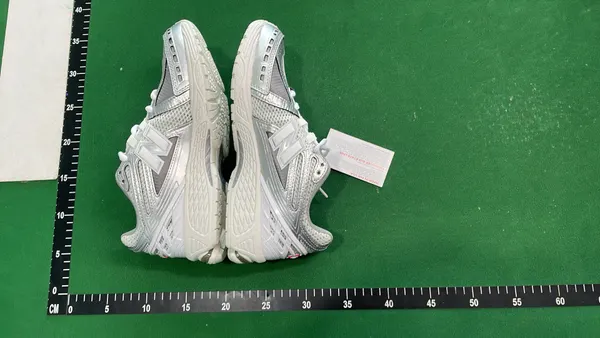 Retro Mesh Dad Sneakers With Suede Overlays — warehouse QC photo 4