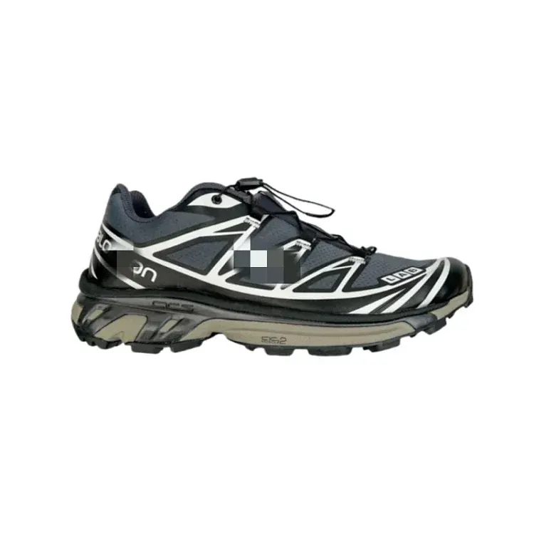 Black Technical Trail Running Sneakers — merchant catalogue photo