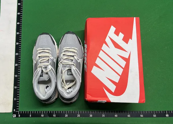 Mesh Retro Running Sneakers In Neutral Tones — warehouse QC photo 1