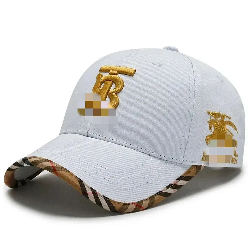 Black Baseball Cap With Check-Trim Brim — merchant catalogue photo