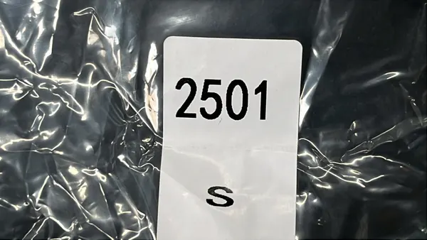 Black Hooded Nylon Windbreaker With Zip Pockets — warehouse QC photo 1