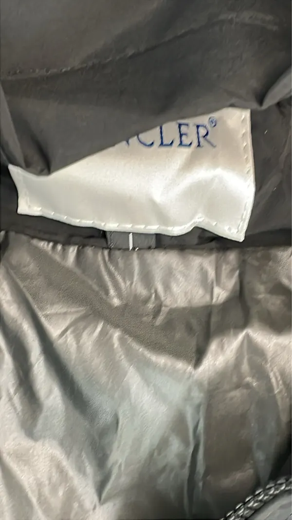 Black Hooded Nylon Windbreaker With Zip Pockets — warehouse QC photo 5