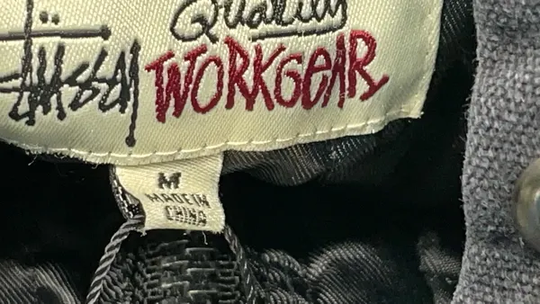 Washed Black Hooded Canvas Work Jacket — warehouse QC photo 1