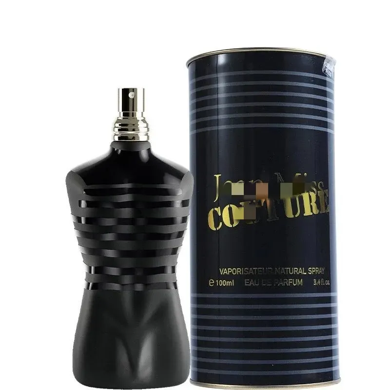 Perfume Spray In Black Torso-Shaped Glass Bottle — merchant catalogue photo