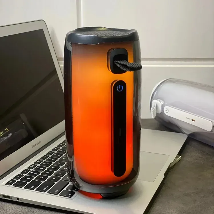 Portable Bluetooth Speaker With Glowing Light Panel — merchant catalogue photo