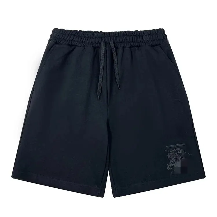 Black Cotton Sweat Shorts With Tonal Embroidered Emblem — merchant catalogue photo