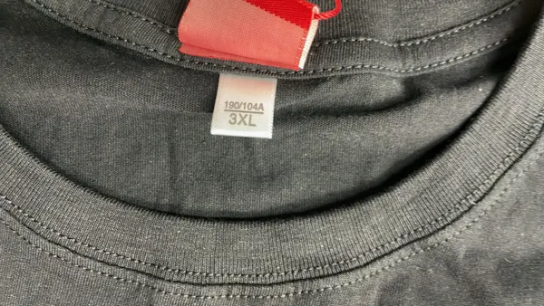 White Crewneck T-Shirt With Embroidered Chest Logo (White) — warehouse QC photo 1