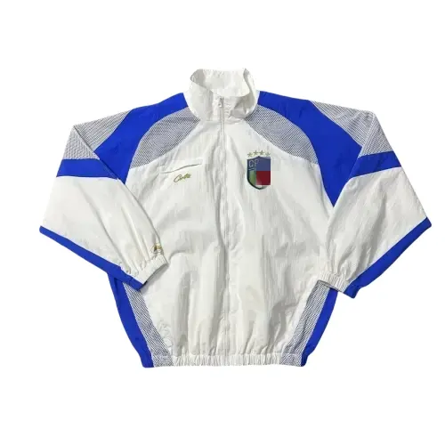 Grey Colorblock Hooded Windbreaker Jacket — merchant catalogue photo