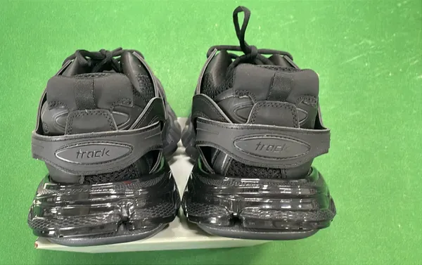 Chunky Track Sneakers With Caged Panel Upper (White) — warehouse QC photo 3