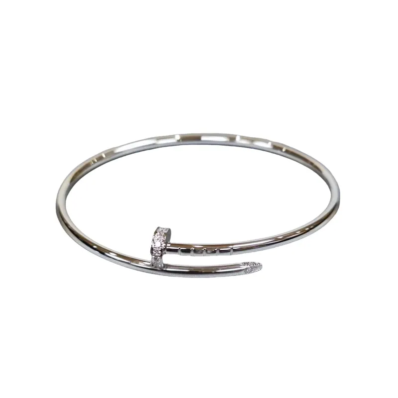 Rose Gold Nail-Shaped Bangle Bracelet — merchant catalogue photo