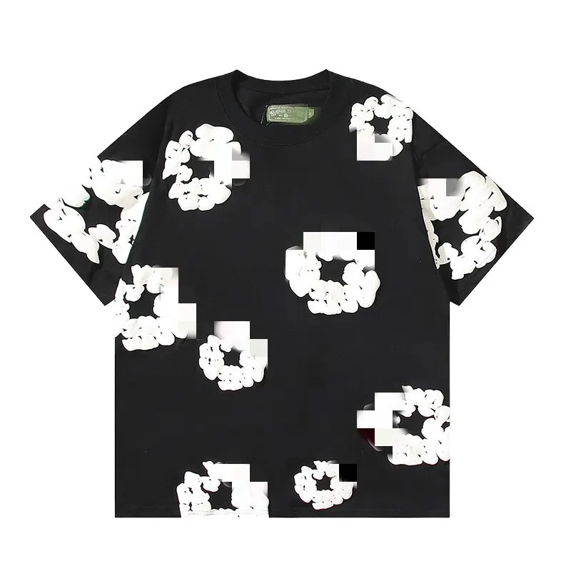 Black Shorts With Grey Puff Floral Print — merchant catalogue photo
