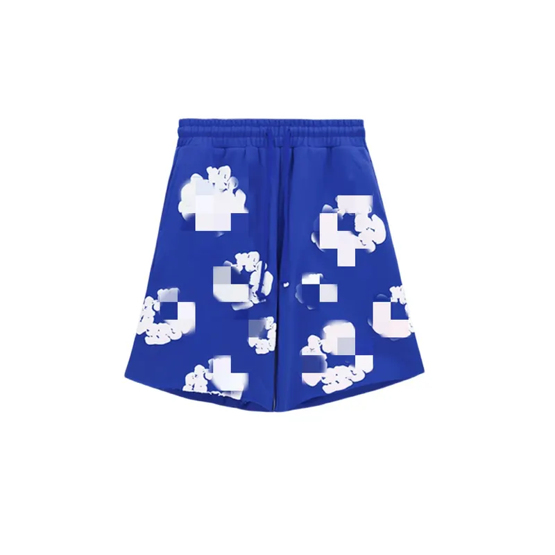 Black Shorts With Grey Puff Floral Print (Red) — merchant catalogue photo