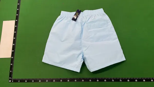 Black Elasticated-Waist Shorts With Mesh Liner — warehouse QC photo 3