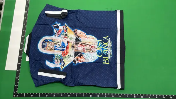 Printed Short-Sleeve Shirt And Shorts Set — warehouse QC photo 3