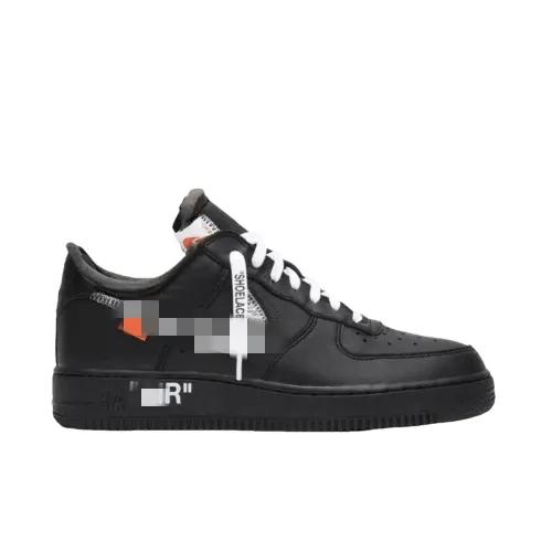 Black Leather Low-Top Sneakers With Zip Tie (Blue) — merchant catalogue photo
