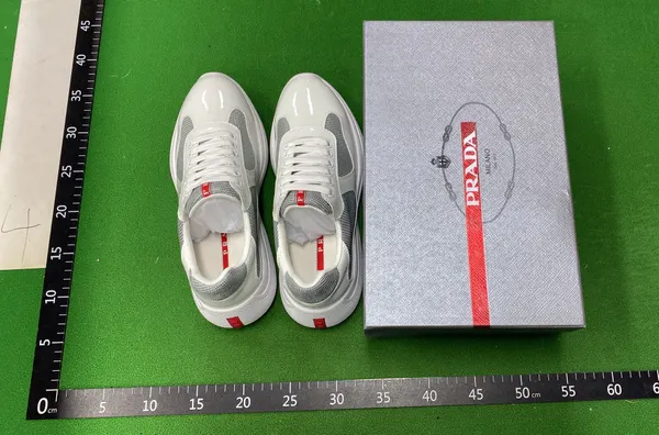 Navy Patent And Mesh Low-Top Sneakers — warehouse QC photo 1