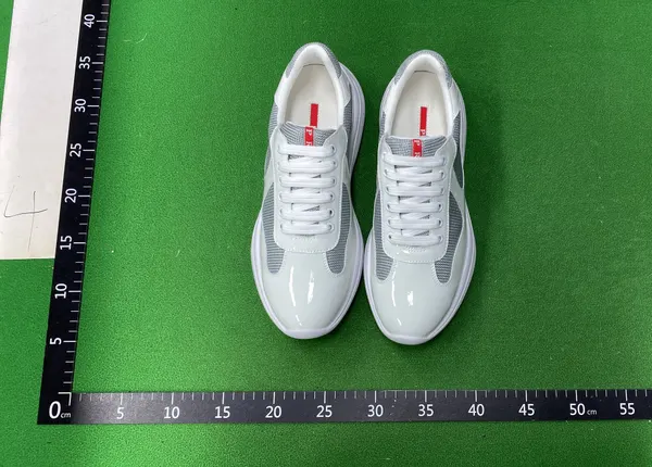 Navy Patent And Mesh Low-Top Sneakers — warehouse QC photo 6