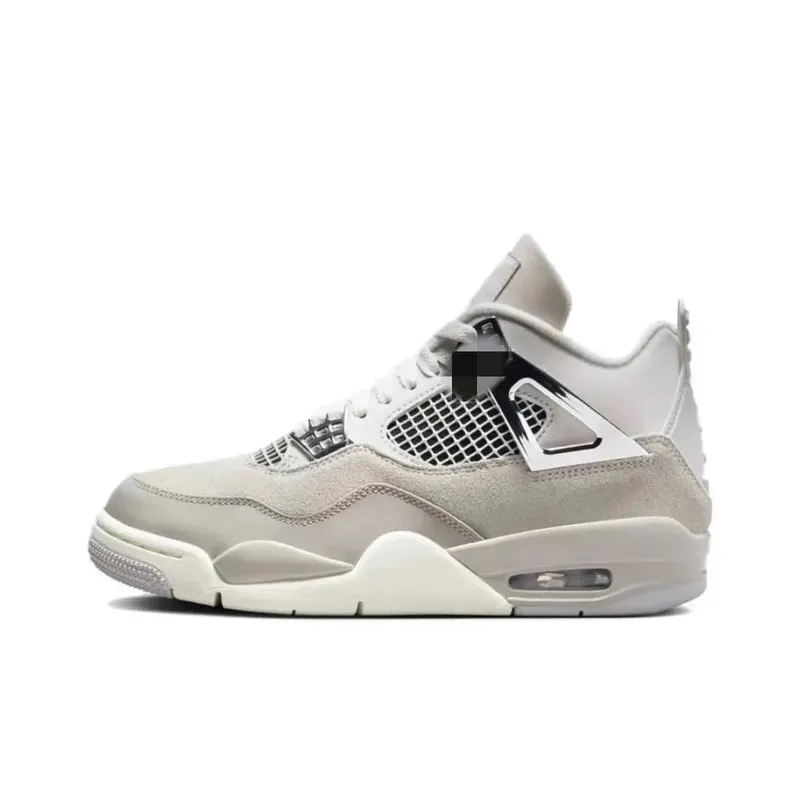 Black And White Mid-Top Basketball Sneakers (Blue) — merchant catalogue photo