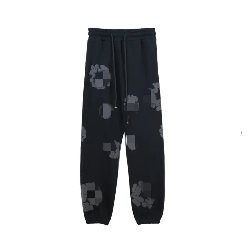 Floral Wreath Print Hooded Sweatshirt Set (White) — merchant catalogue photo